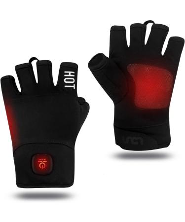 Rechargeable Wireless Fingerless Heated Writing Gloves,Heated Work Gloves for Men and Women,USB Heated Gloves Suitable for Work, Play, Ski, Bike, Hiking, Outdoor Adventure 4.3*7 ing(M) - Buy Online on GoSupps.com