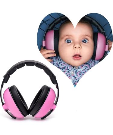 Baby Safety Earmuffs - Noise Reduction Adjustable for 0-36 Months in Pink - Buy Online on GoSupps.com
