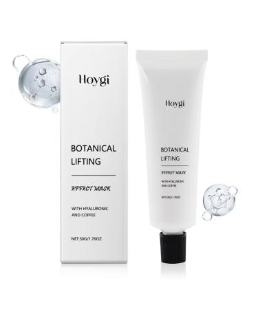 Dongcill Botanical Lifting Facial Mask Moisture Mask for Face Wrinkle Removal Cream Collagen Mask with Hyaluron for Visible Wrinkle Smoothing 50 g