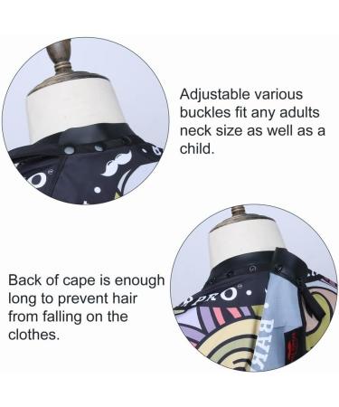 Professional Barber Cape for Haircuts | Adjustable Snap Closure | 63x57 Inch Hairdressing Cape - Ideal for Hairstylists | Hip-Hop Style - Buy Online on GoSupps.com