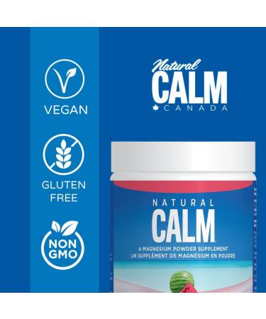 Natural Calm Magnesium Citrate Powder (Watermelon Flavour) 226g - Quick Absorbing - Loved Magnesium Drink - Buy Online on GoSupps.com
