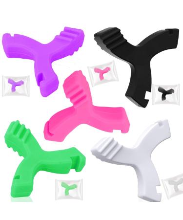 LA MIERE Aligner 5Pieces Food Grade Silicone Y Shaped Orthodontics Chewies Mix Y Chewies