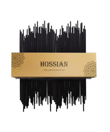 HOSSIAN 50pcs Black Fibre Reed Thick Diffuser Sticks for Diffuser Oils Fragrance Refill - Fibre Reeds for Diffusers(Black7.5/19cm) Black7.5"/19cm