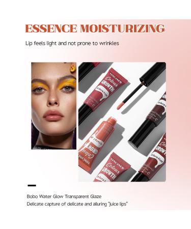 4 Colors Hydrating Glossy Liquid Lipstick Set | Moisturizing Lip Gloss & Long Lasting Lip Stain for Women - Buy Online on GoSupps.com