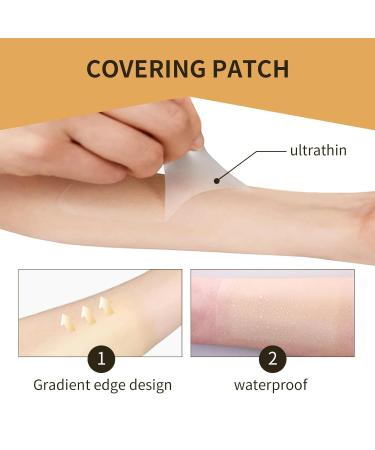 Busftlst 20PCS Set Tattoo Cover Up Patch Body Tattoo Waterproof Patch Cover Up Tape for Tattoos Scars and Birthmarks Ultra Thin Invisible Suitable for men and women Body Makeup - Buy Online on GoSupps.com