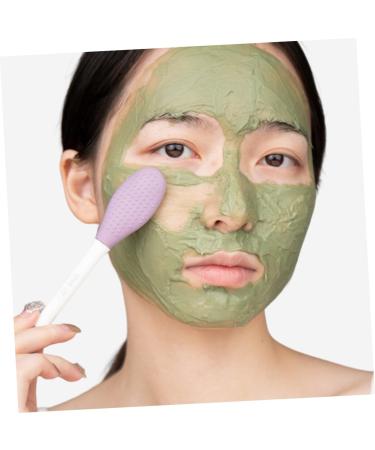 NUSITOU Mud Applicator Clay Brush Facial Scrubber for Face Applier Applicator Tool Cleaning Scrubber Face Scrubber Face Wash Brush Silicone Scrubber Plastic Double Sided - Buy Online on GoSupps.com