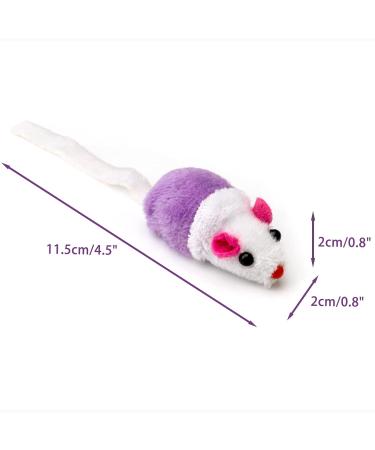 Chiwava 36-Piece Interactive Cat Toy Set - Colorful 11.5 cm Mice Rattles for Kittens | Perfect for Playtime & Engagement - Buy Online on GoSupps.com