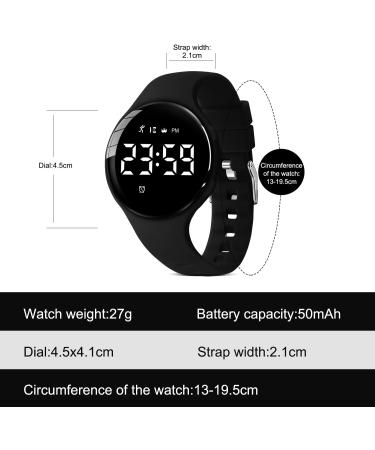 Ben Nevis Kids Digital Watch - Waterproof Sports Wristwatch with LED Light Alarm Stopwatch & Fitness Tracker - Ideal for Boys & Outdoor Adventures - 32-Black-A - Buy Online on GoSupps.com