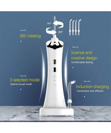 Professional Cordless Water Flosser - Portable Oral Irrigator for Home & Travel | Rechargeable & Waterproof | 4 Modes for Braces & Bridges Care - Buy Online on GoSupps.com