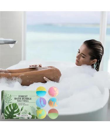 Shower Ball - Bath Bubble Salt Ball - Natural Bubble Bath Balls for Relaxation Moisturizing Suitable for Women Kids and Men - Buy Online on GoSupps.com
