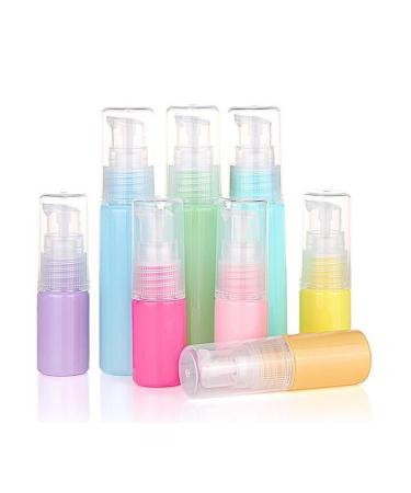 6Pcs Macaron Color Empty Refillable Cream Lotion Pump Bottle Portable Travel Cosmetic Bottles Container Pot for Shower Gel Serums Body Lotion Shampoo Toiletries Liquid Containers (10ML) - Buy Online on GoSupps.com
