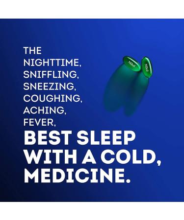 Nyquil Cold And Flu Nighttime Relief Liquid Capsules 16 Count (Pack of 24) - Buy Online on GoSupps.com