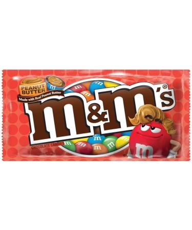 M&M Peanut Butter Chocolate 46g (Pack of 24) American Sweets and Candies - Buy Online on GoSupps.com