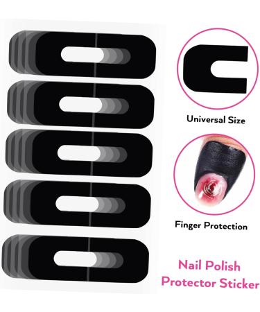 HEASOME 100 Sheets Nail Protector For Gel Polish care manicure tool Protective agent Nail Protector Cover safety mask patch Cuticle Protector For Nail Painting adhesive tape - Buy Online on GoSupps.com