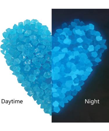 Glowing Blue BallHull 1.4cm Fish Tank Gravel Rocks - 300 Pcs for Fish, Turtles, Gardens, Flower Pots - Buy Online on GoSupps.com