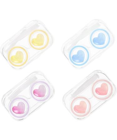 Partykindom 8-Pack Transparent Contact Lens Cases - Portable Storage Containers for Travel & Eyelid Solution - Buy Online on GoSupps.com