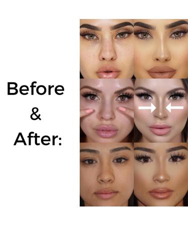 Buy Dual-Ended Nose Contour Makeup Brush - Precision Sculpting & Defining for Perfect Nose Contour | International Shipping Available - Buy Online on GoSupps.com