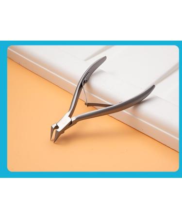 Stainless Steel Nipper Toenail Art Manicure Pedicure Care Trim Plier Cutter Beauty Scissors Tools Silver A - Buy Online on GoSupps.com