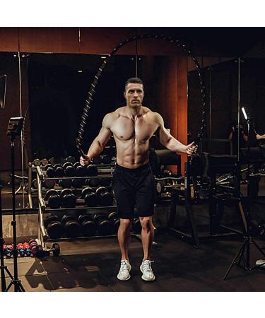 2LB/3LB/5LB Weighted Jump Rope for Men & Women - Heavy Skipping Rope for Total Body Workouts, Power Training & Muscle Building - Upgraded Edition Fitness Tool - Buy Online on GoSupps.com