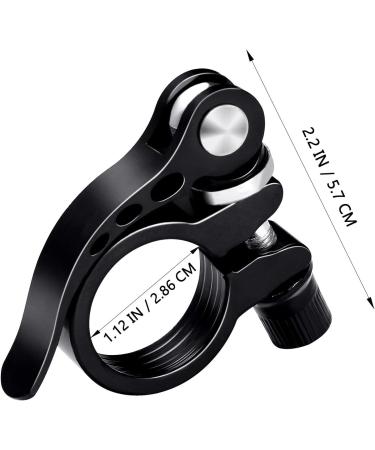 WINOMO 28.6mm Quick Release Bicycle Seat Clamp - Aluminum Alloy Road MTB Cycling Bike Seatpost Clamp in Black - Buy Online on GoSupps.com