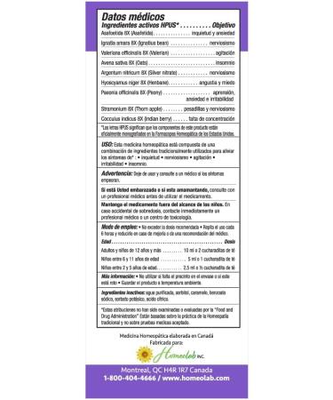 Calming Syrup Non-Drowsy Natural Formula - Jarabe Calmante 3.4 Fl Oz | International Shipping Available - Buy Online on GoSupps.com