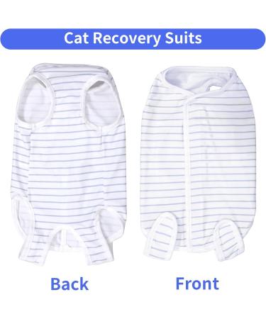 Buy Cobee Professional Cat Recovery Suit - Soft E-Collar Alternative for Abdominal Wounds & Skin Diseases | Size L - International Shipping Available - Buy Online on GoSupps.com