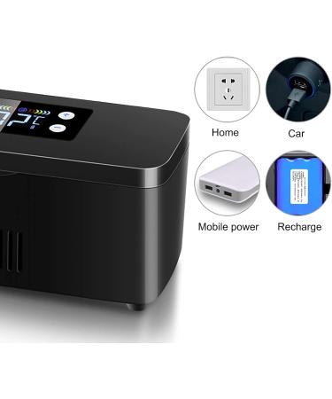 Portable Insulin Cooler Refrigerated Box Travel Drug Reefer Mini Medicine Refrigerated Box with Car USB Charging Large Refrigeration Space:178x53x25mm - Buy Online on GoSupps.com