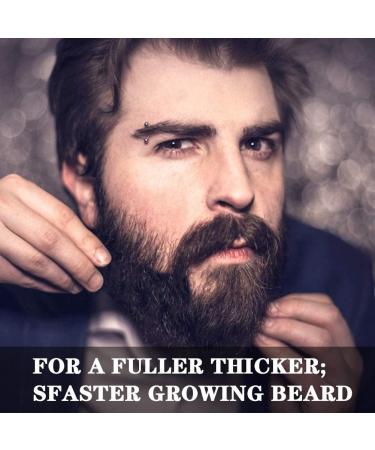 Derma Roller Beard Growth Serum - Stimulate Beard and Hair Growth - 0.5mm for Men - Amazing Beard Growth Kit 2 Piece Set - Buy Online on GoSupps.com