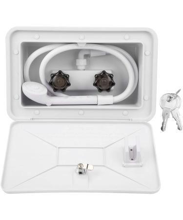 RV Outdoor Water Tap - Space-Saving Multifunctional & Locking Water Flow Control for Easy Cleaning of Sports Equipment & Boats - Buy Online on GoSupps.com