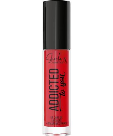 Sheila Cosmetics Addicted To You Huile Nourrissante & Gloss L vres l Acide Hyaluronique Texture Transparente Fabriqu en Italie (Format unique 02 Grenade) 02 Grenade Format unique - Buy Online on GoSupps.com