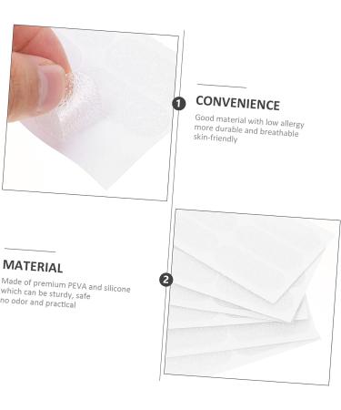 Ear Stickers Correction Protruding Ear Correctors - 120 Pcs Ear Muffs for Women, Babies, Transparent Gel Tape - 4.5x1.3cm - Buy Online on GoSupps.com