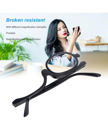 Buy Black Makeup Glasses with Flip Down Lens | Stylish & Functional Eyewear for Men & Women (+2) - Buy Online on GoSupps.com