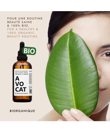 Avocado Oil 100% Organic Pure Natural and Cold-Pressed 50 ml Care for Hair Body Skin - Buy Online on GoSupps.com