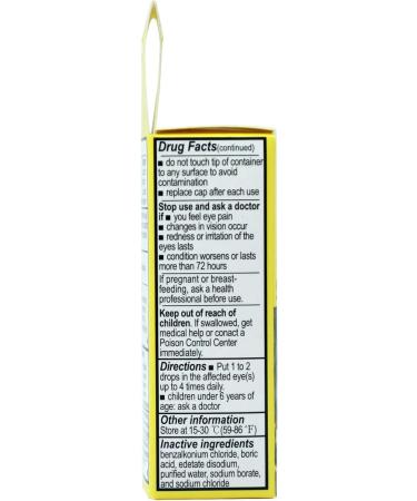 Colirio Manzanill A+ Eye Lubricant Redness and Dryness Relief 2-Pack of 0.5 FL Oz Bottles. - Buy Online on GoSupps.com