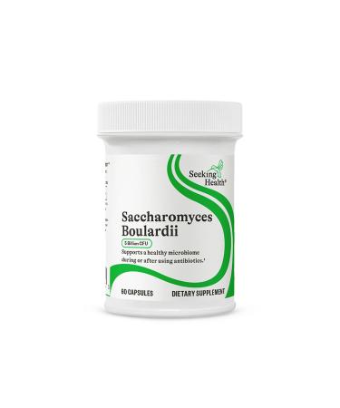 Seeking Health Saccharomyces Boulardii - Gentle Digestive Support for Healthy Bowel Movements* - Supports a Good GI Tract Environment & Microbiome While Traveling* - Gluten & Dairy-Free - 60 Capsules