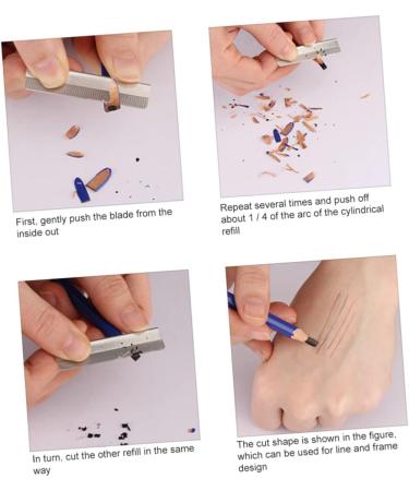 FOYTOKI 8pcs Eyebrow Pencil Eyeliner Eyebrow Makeup Pencil Eyeliner Pencil Brow Pencil and Brush Pens Wooden - Buy Online on GoSupps.com