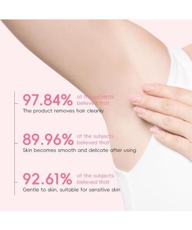 G n rique Hair Removal Cream - 50g Gentle Intimate Hair Removal Formula | Dermatologist Tested Sensitive Area Cream with Gentle and Gentle Depilation | Soothing Depilatory Butter Cream - Buy Online on GoSupps.com