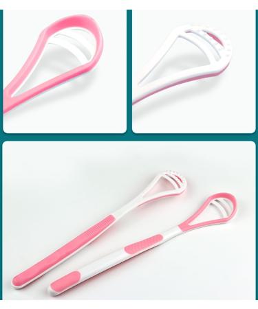 Tongue Brush Set - 5 Pack 2-in-1 Tongue Cleaner & Scraper for Fresh Breath | Silicone Tongue Brush for Adults & Kids - Buy Online on GoSupps.com