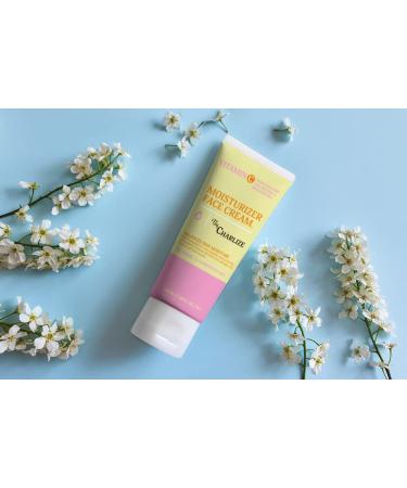 By Charlize Vitamin C Face Moisturizer with Aloe Vera Shea Butter & Jojoba - Hydrating Cream for Normal to Combination Skin - 100ml - Buy Online on GoSupps.com