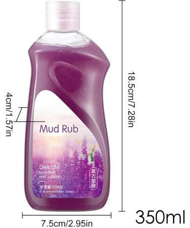  Duqulle Rubbing Mud Skin Scrub 350 ml exfoliating mud scrub brightens dull skin body scrub long-lasting for men and women - Buy Online on GoSupps.com