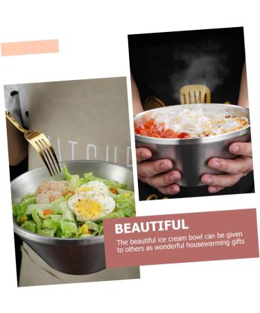 Alipis Style Metal Silver Sauce Steel Pudding Bucket Candy Korean Household Soup Cream Stainless Kitchen 13X6.5X6CM Silver - Buy Online on GoSupps.com