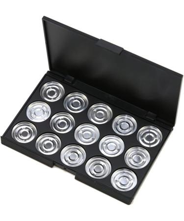 Healvian 2pcs 15 Empty Cosmetic Case Empty Eyeshadow Case Empty Makeup Travel Makeup Case Eyeshadow Palette 1 count (Pack of 1) Silverx2pcs - Buy Online on GoSupps.com