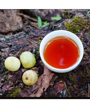 HELLOYOUNG 357g G teau de th Pu-erh m r l'ar me biologique chinois vieilli Sans additifs aliments verts ferment uniform ment - Buy Online on GoSupps.com