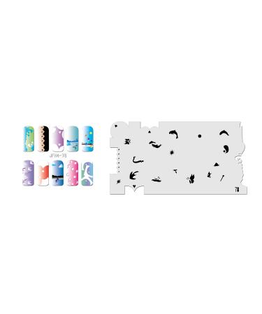 Fingernail stencil (airbrush nail art) Fengda JFH04-078