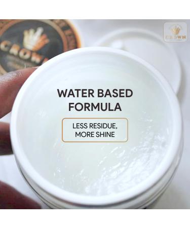 Crown Pomade for Men | Water-Based Hair Gel Strong Hold for 360 Waves | Easy Wash Wave Cream for Black Men - Buy Online on GoSupps.com
