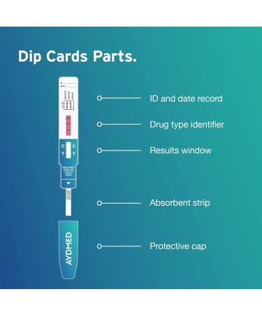 Aydmed 10-Pack Cocaine Rapid Drug Test Dip Cards | 150ng/mL Cut-Off Level | Urine Test for Coke, Crack | Professional Drug Tests - Buy Online on GoSupps.com