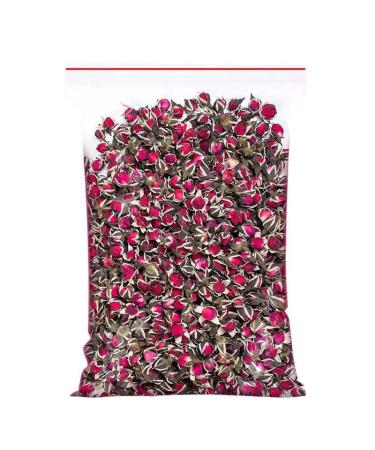 Red Golden-rim Rose Buds Tea 7.05 oz - Dried Flower Tea -Rose Petals Natural Herbal for Tea- Rosebud tea 200g