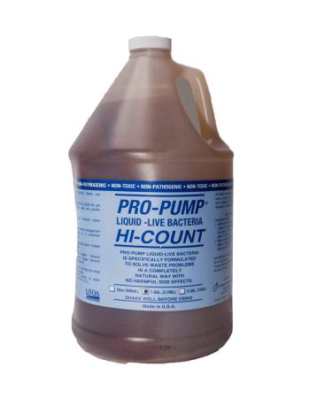 Pro-Pump Septic Tank Treatment-for Any System Holding Tank or Leach Field (1 Gallon) 128 Fl Oz (Pack of 1)