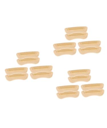 FOMIYES 3 Sets 3pairs Follow up 4d Heel Liners Heel Cushions Adhesive Pads Silicone Heel Liner Adhesive Bandages Finger Heel Grip Pads Anti Drop Heel Shoe Clip