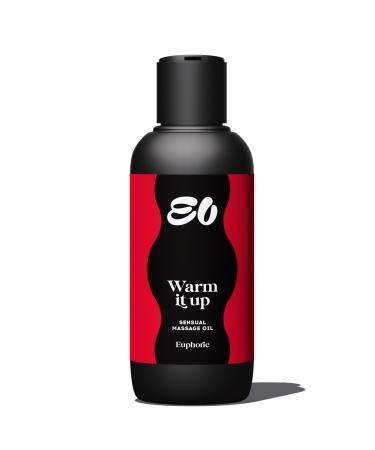 Euphoric "Spice it up!"Massage Oil - 250 ml - warming massage oil for relaxation body oil unfunded vegan does not leave any stains